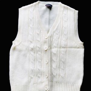 Cardigan Sweater Vest L size
